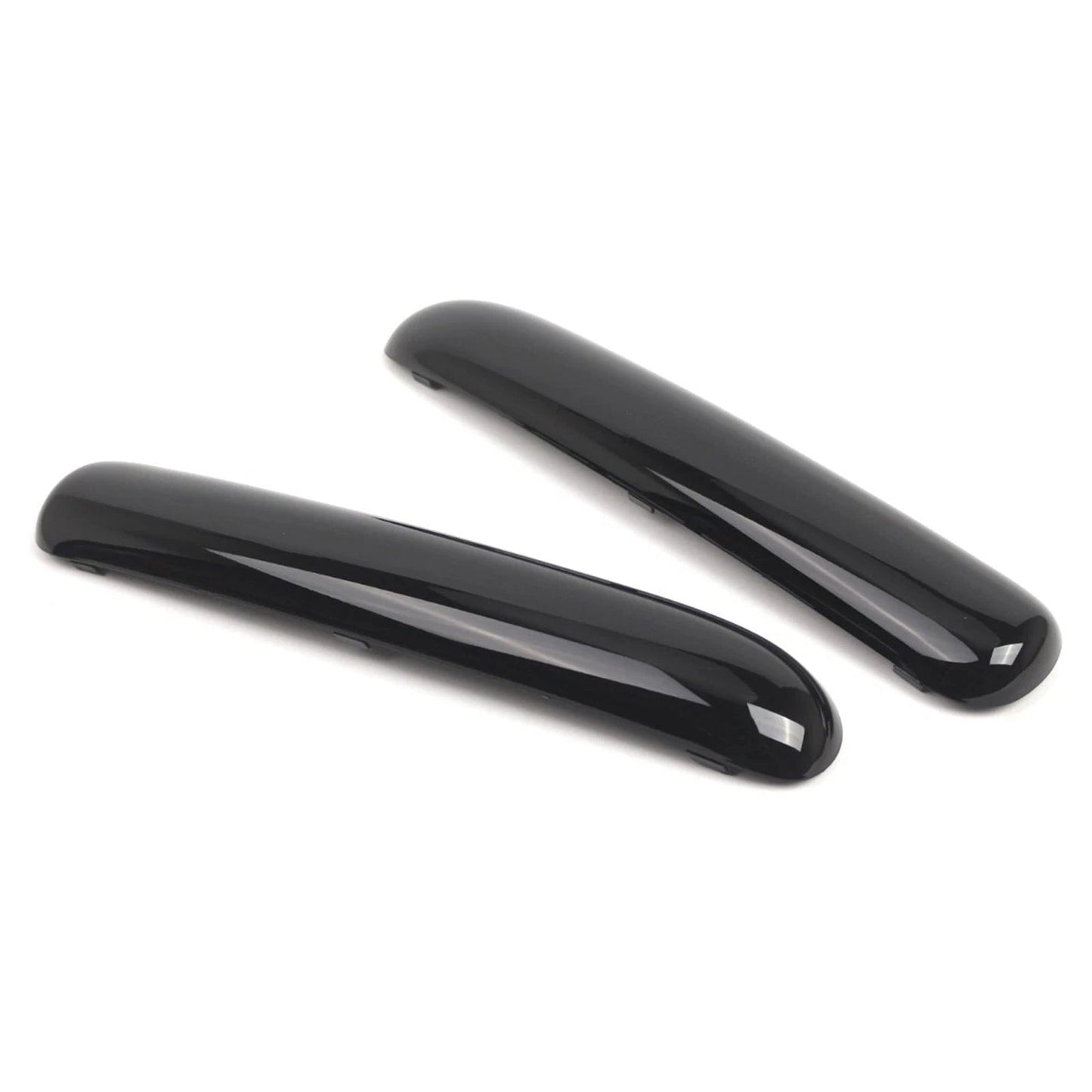 Mini One Cooper R50/R52/R53 2001-2004 Glossy Black 51116800143 Pair Front Bumper Trim Set