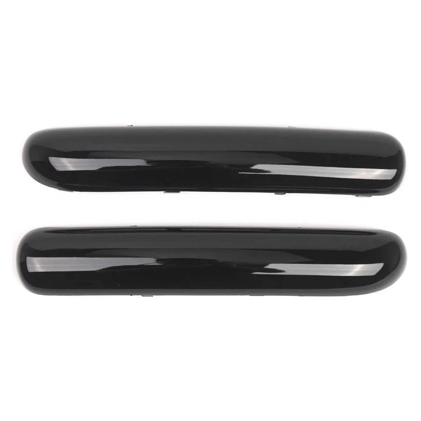 Mini One Cooper R50/R52/R53 2001-2004 Glossy Black 51116800143 Pair Front Bumper Trim Set