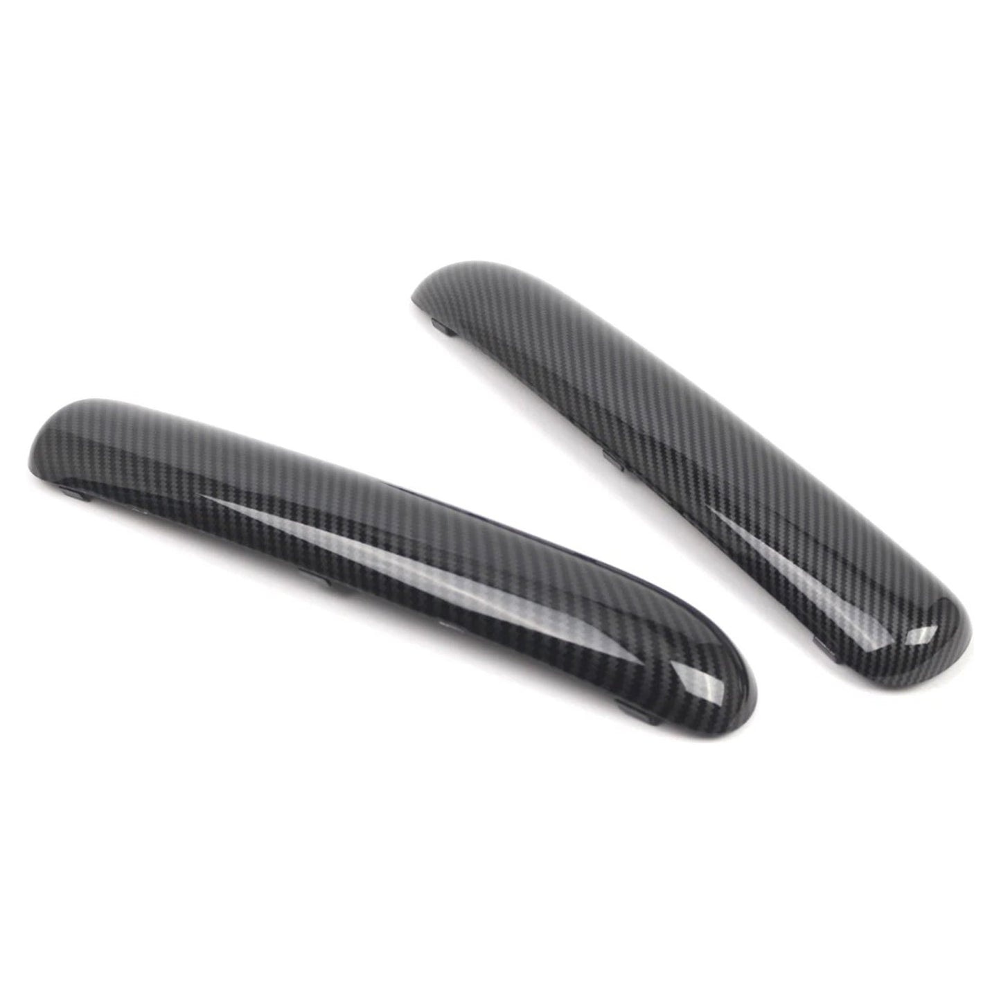 Carbon Fibre Pair Front Bumper Trim Set 2001-2004 Mini One Cooper R50/R52/R53
