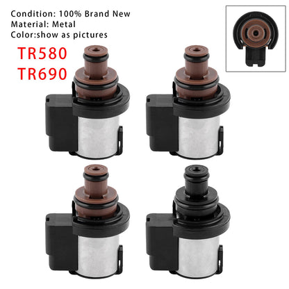 Subaru Crosstrek Forester Legacy Outback Impreza with CVT TR580 / TR690 Transmission 31706AA030 4PCS Torque Converter AWD Solenoid