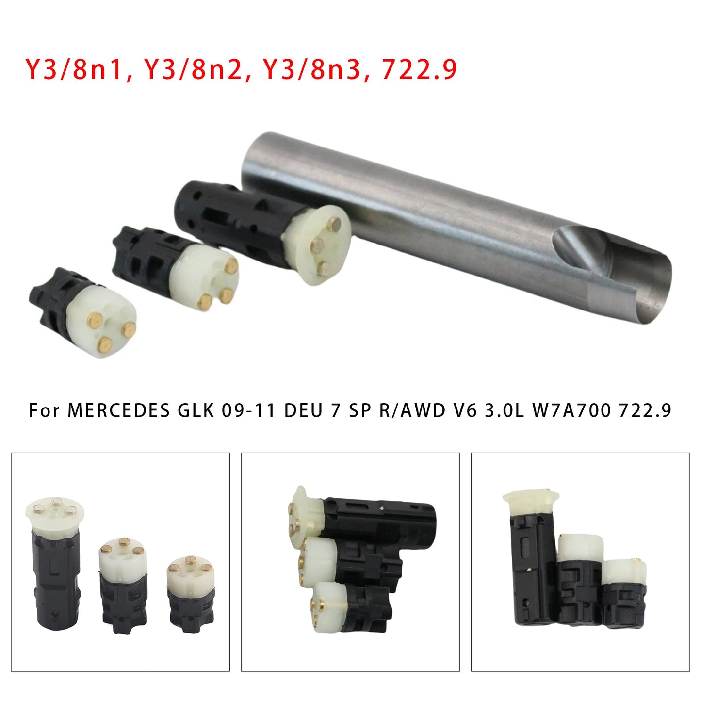 1. 00-11 MERCEDES CLASE A EGY DEU MYS ZAF VNM 7 SP R/AWD L4 2.2L V6 2.5L 3.0L 3.5L V8 6.3L W7A700 722.9 HJ-32729-SR3 Nuevo sensor de módulo de control