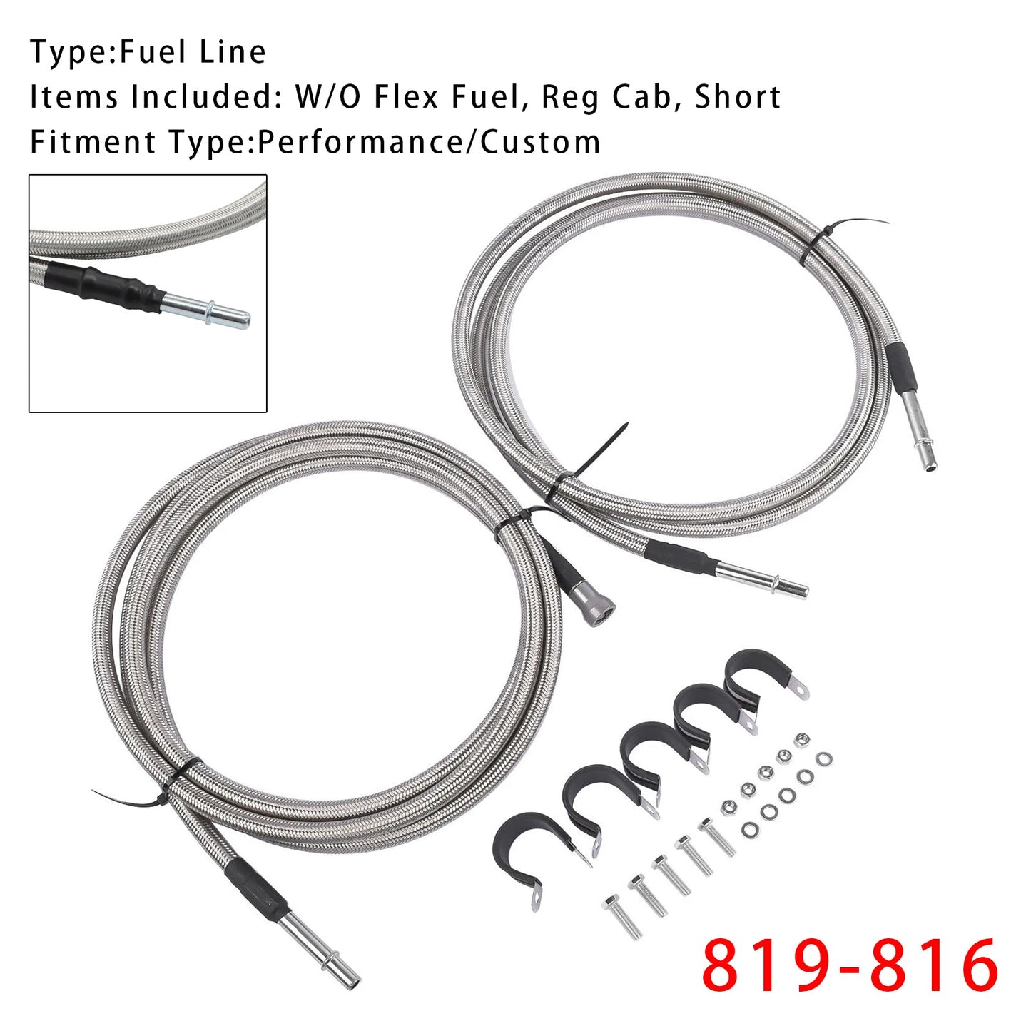 2004-2009 GMC Sierra 2500 HD 819-816 Fuel Line Kit