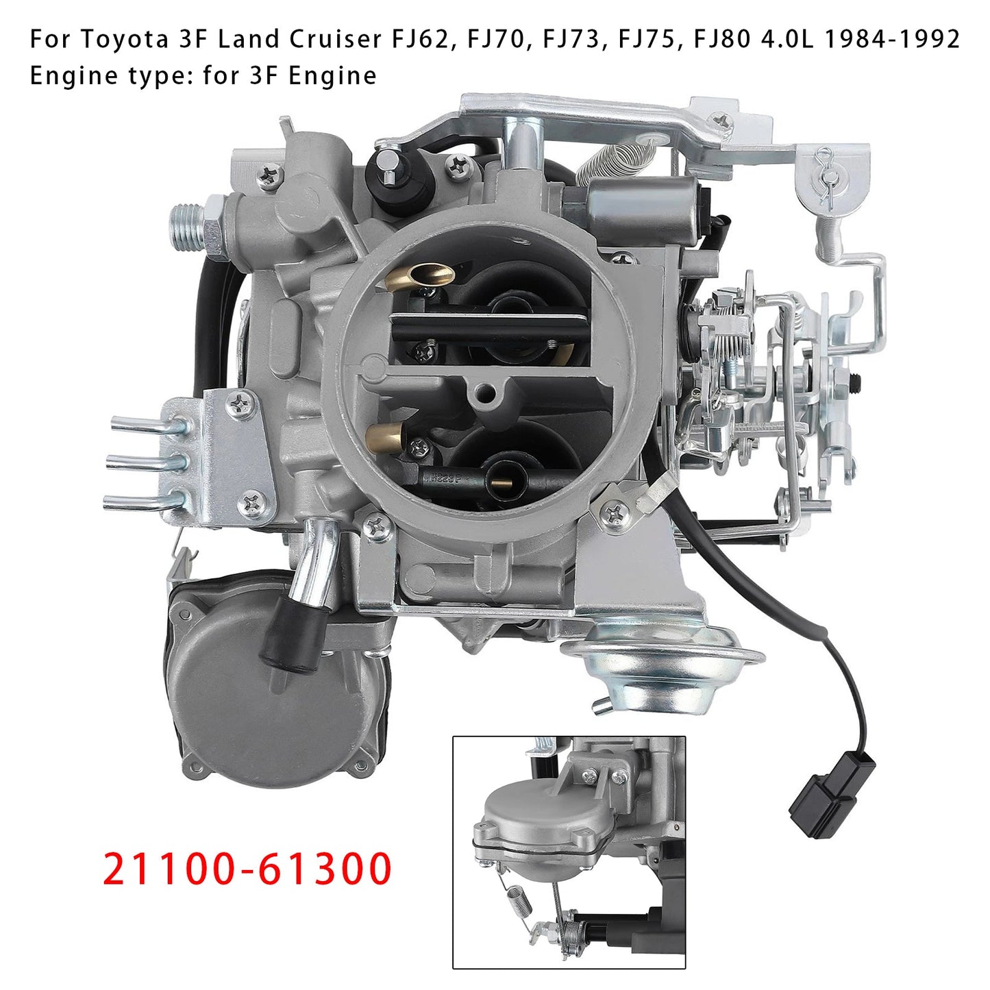 Carburetor Carb 1984-1992 Toyota 3F Land Cruiser FJ62 FJ70 FJ73 21100-61300