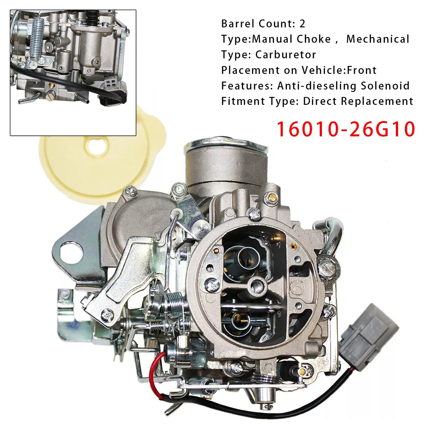 Carburetor Nissan Z20 Gazelle Silvia Datsun Pick Up Caravan Bus 16010-26G10