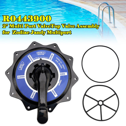 Zodiac Jandy Multiport Valve Replacement R0443900 2" Top Valve Assembly