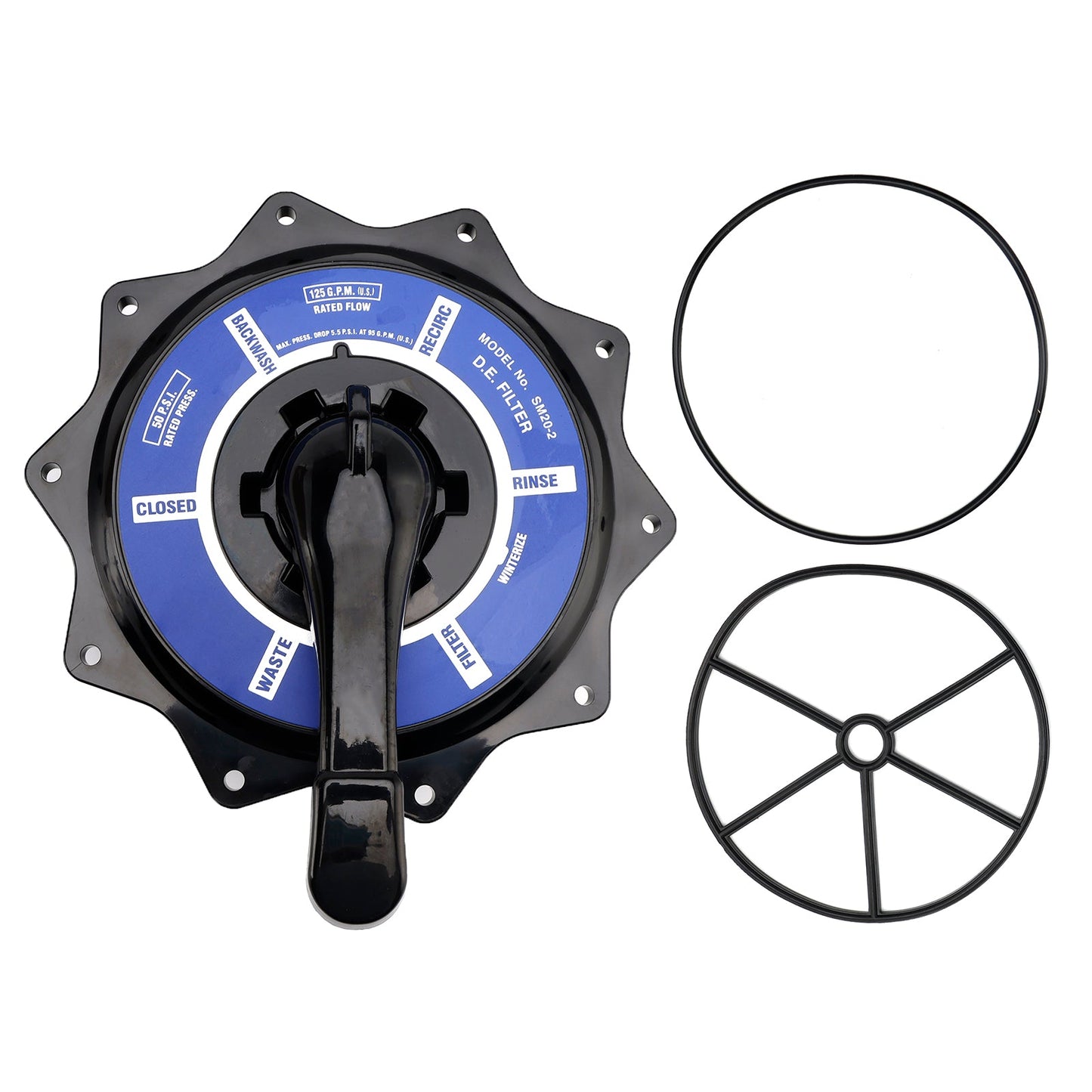 Zodiac Jandy Multiport Valve Replacement R0443900 2" Top Valve Assembly