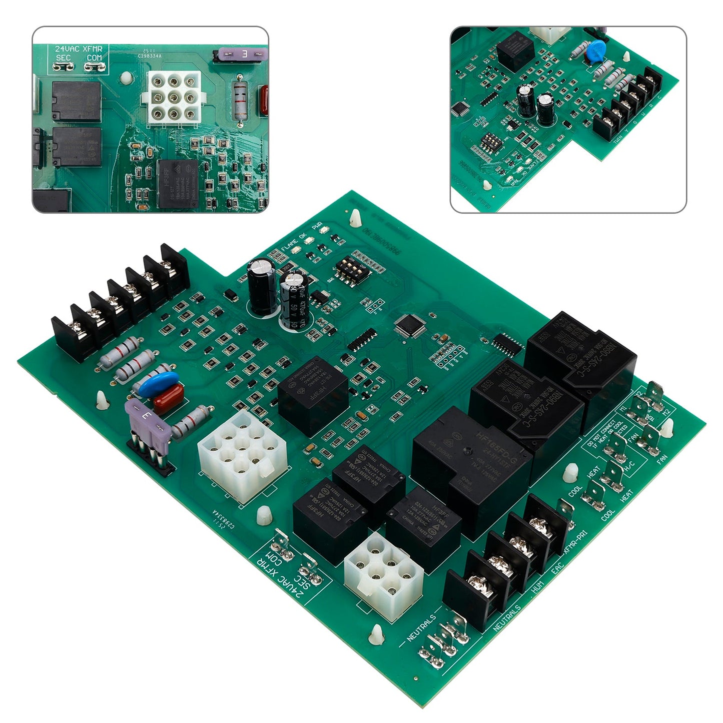 Furnace Control Board Compatible with Rheem 1012920A 62-24084-82 2-24084-02