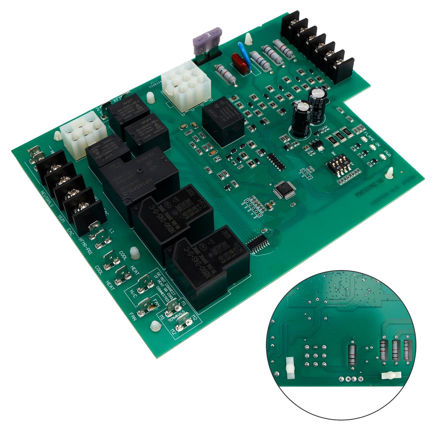 Furnace Control Board Compatible with Rheem 1012920A 62-24084-82 2-24084-02