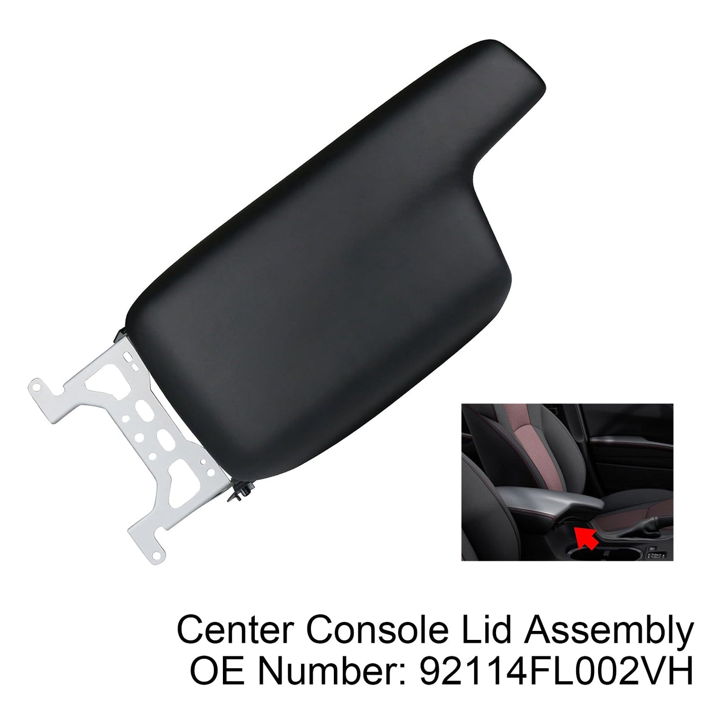 2018-2023 Subaru Crosstrek 92114FL002VH Center Console Lid Assembly