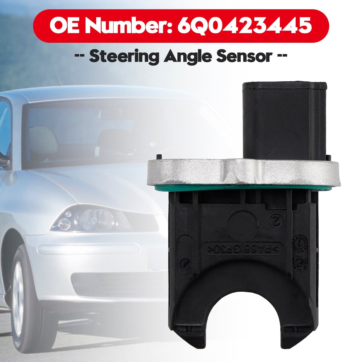 Seat Cordoba Ibiza Skoda Fabia Rapid VW Polo 6Q0423445 Steering Angle Sensor