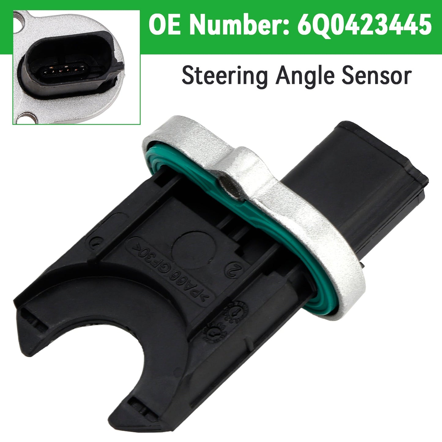 Seat Cordoba Ibiza Skoda Fabia Rapid VW Polo 6Q0423445 Steering Angle Sensor