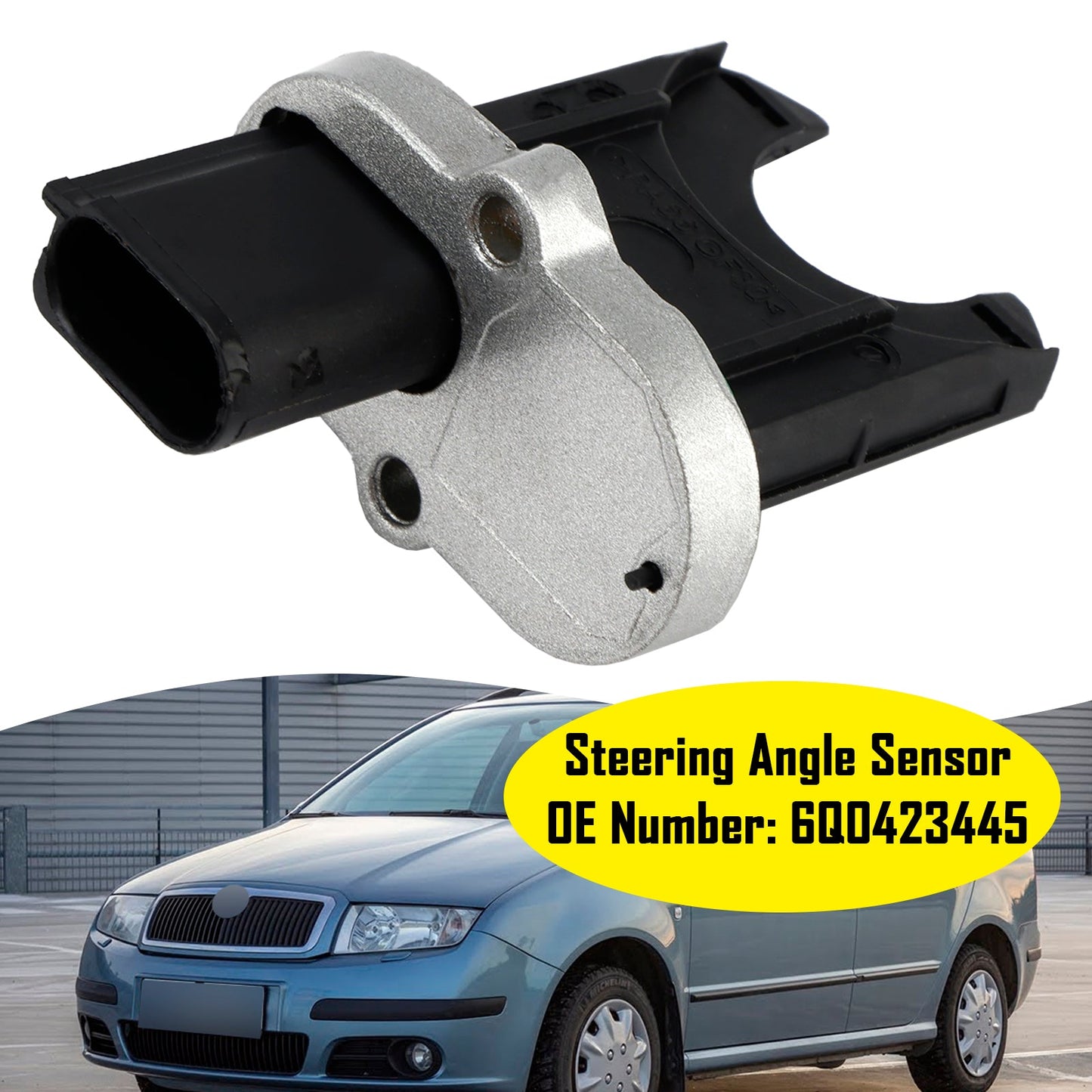 Seat Cordoba Ibiza Skoda Fabia Rapid VW Polo 6Q0423445 Steering Angle Sensor