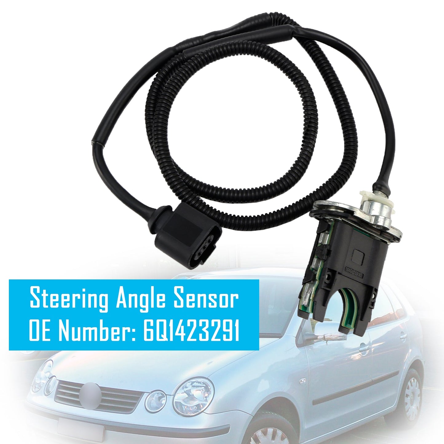 2002-VW Polo IV Sedan (9A4 9A2 9N2 9A6) 6Q1423291 Steering Angle Sensor