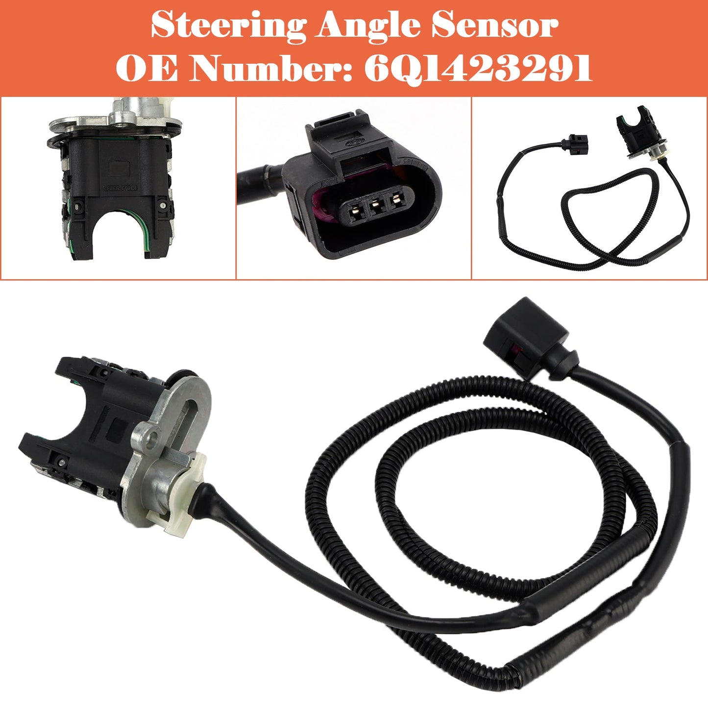 Polo Skoda Fabia Seat Ibiza Cordoba 6Q1423291 Steering Angle Sensor