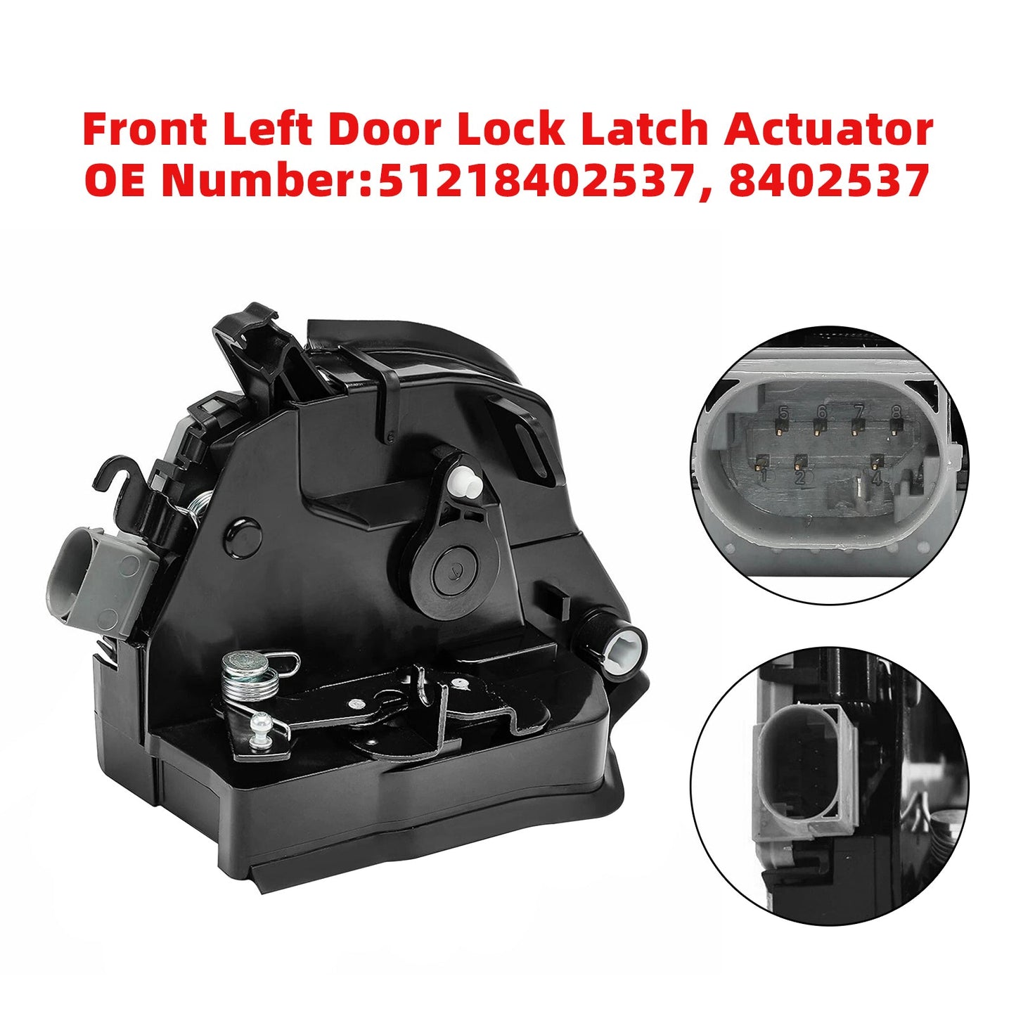 2004/04-2006/09 BMW X5 E53 4.8is 4799 ccm 265 KW 360 PS 51218402537 Front Left Door Lock Latch Catch Actuator
