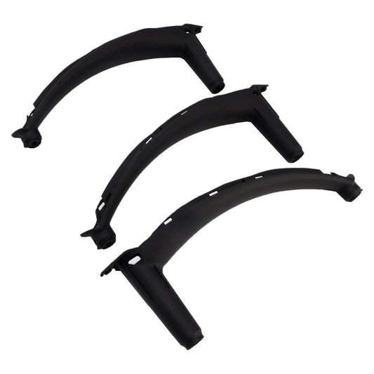 2007-2013 E70 X5 SAV 51416969401 3pcs Black Inner Door Panel Handle Pull Trim Cover