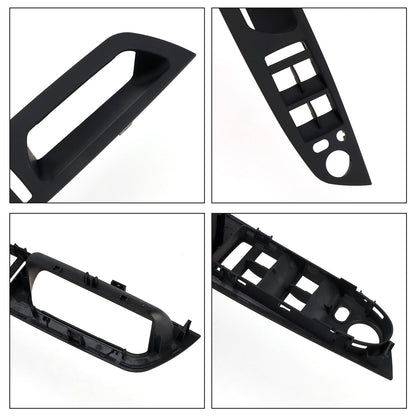 2007-2013 E70 X5 SAV 51416975777 4pcs Black Inner Door Panel Handle Pull Trim Cover