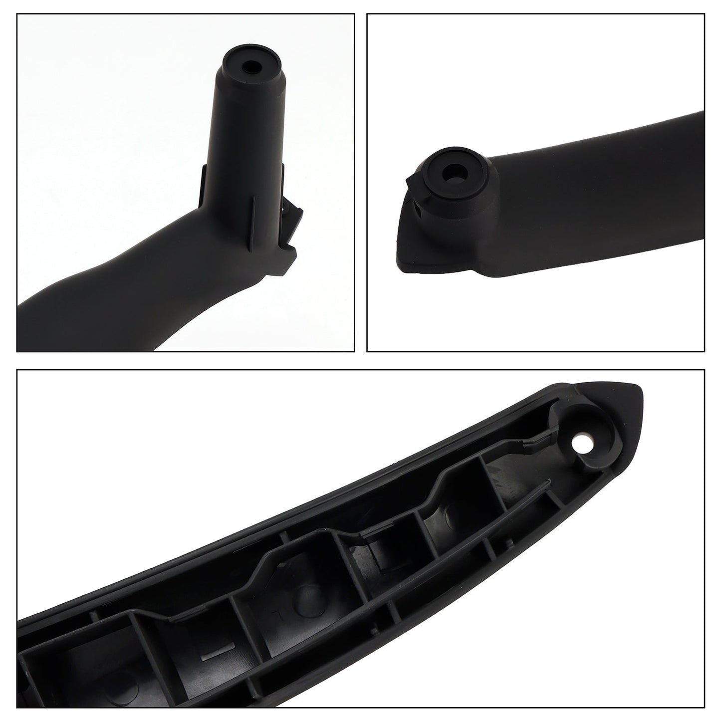 3pcs RHD Inner Door Panel Handle Pull Trim Cover For BMW E70 X5 E71 X6 07-14