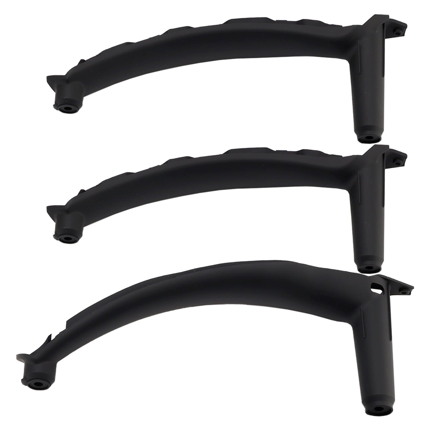 3pcs RHD Inner Door Panel Handle Pull Trim Cover For BMW E70 X5 E71 X6 07-14