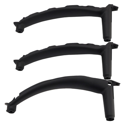 3pcs RHD Inner Door Panel Handle Pull Trim Cover For BMW E70 X5 E71 X6 07-14