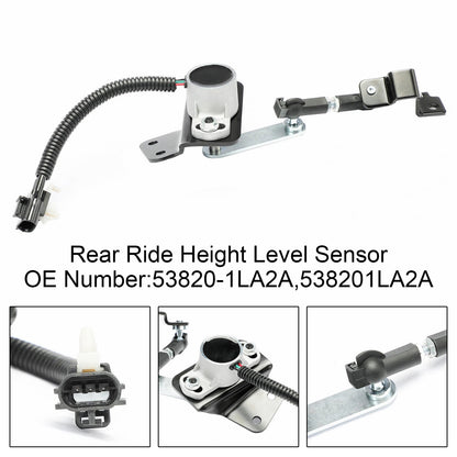 2014-2024 INFINITI QX80 V8 5.6L Rear Side with Rear Air Suspension 53820-1LA2A Ride Height Level Sensor Rear