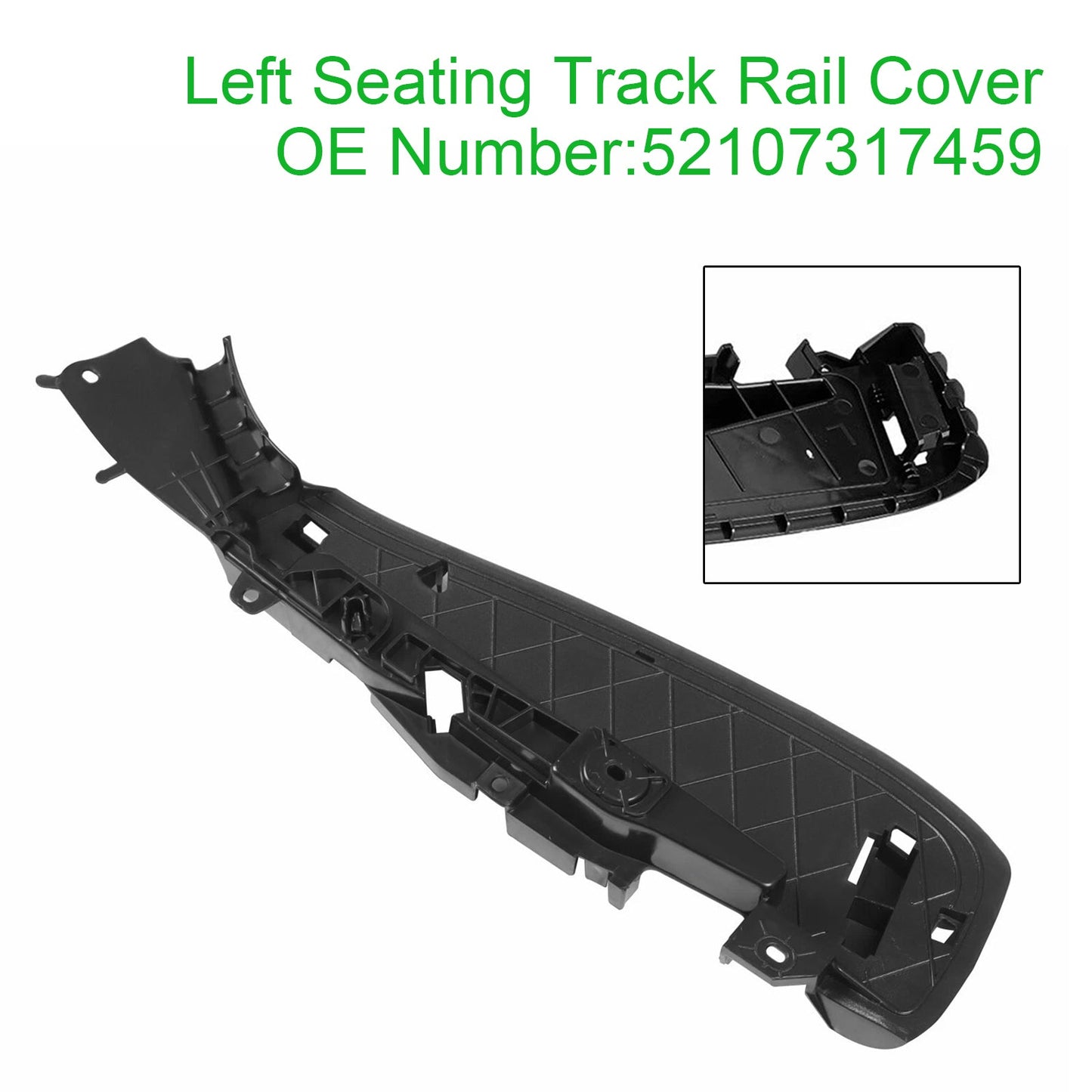 2012-2016 BMW 5 F10 LCI 52107317459 Left Support Seating Track Rail Cover