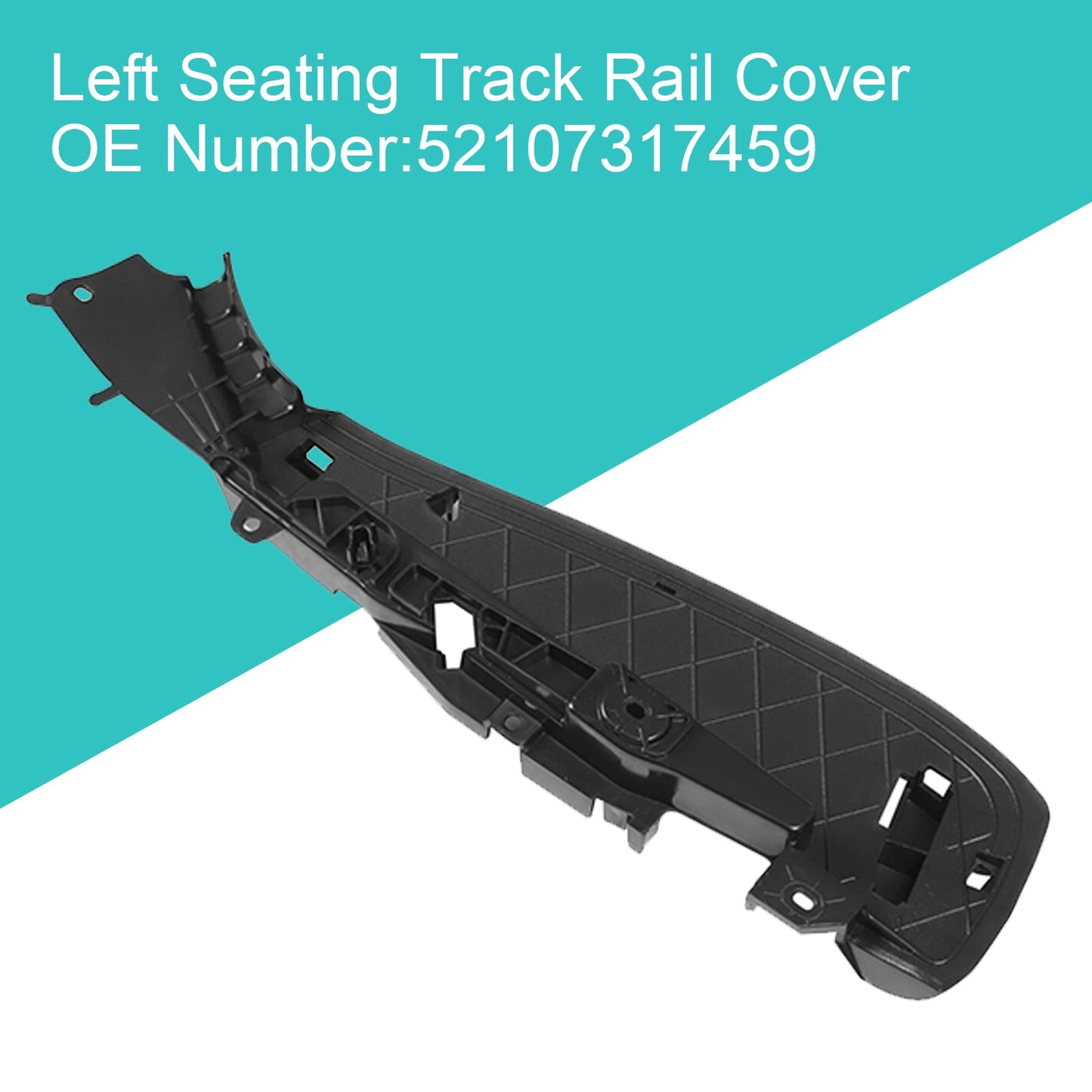 2012-2016 BMW 5 F10 LCI 52107317459 Left Support Seating Track Rail Cover