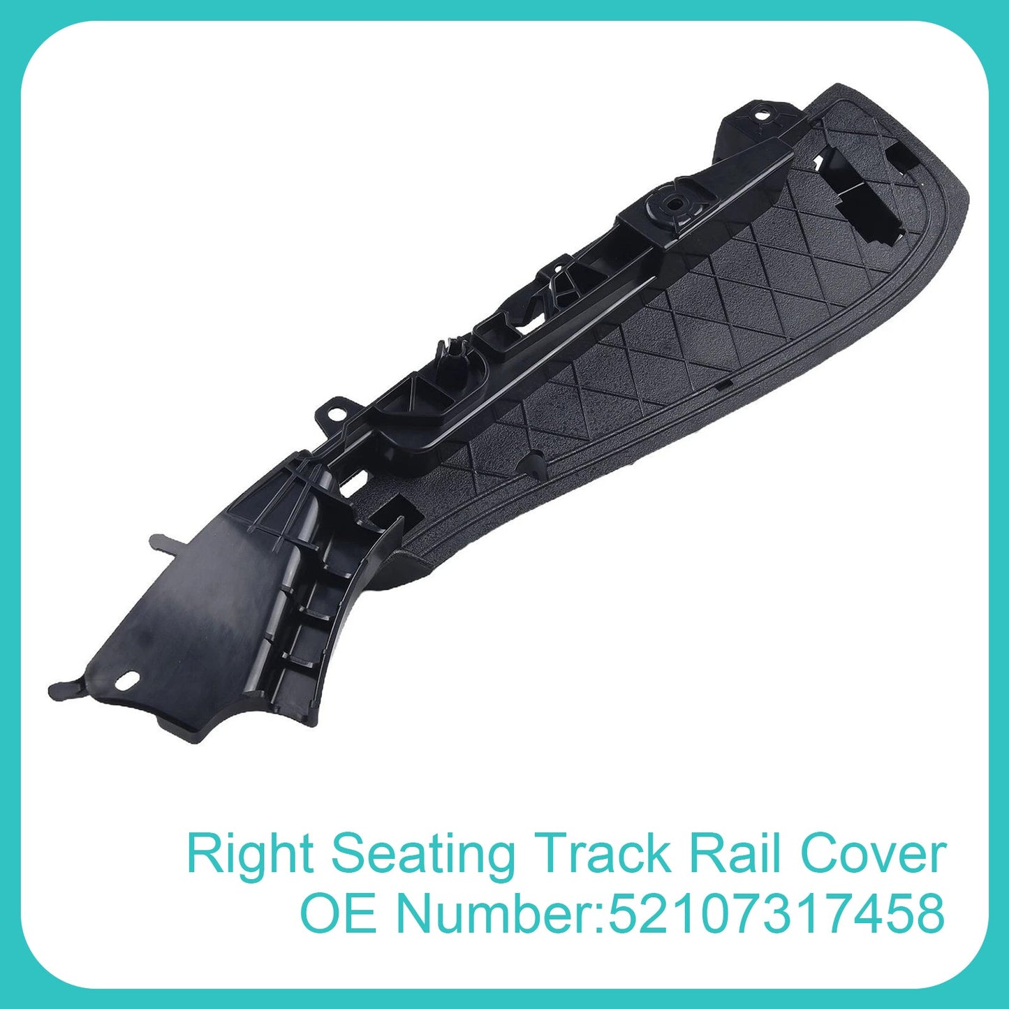 Right Support Seating Track Rail Cover 52107317458 Fit For BMW 5 7 Seri