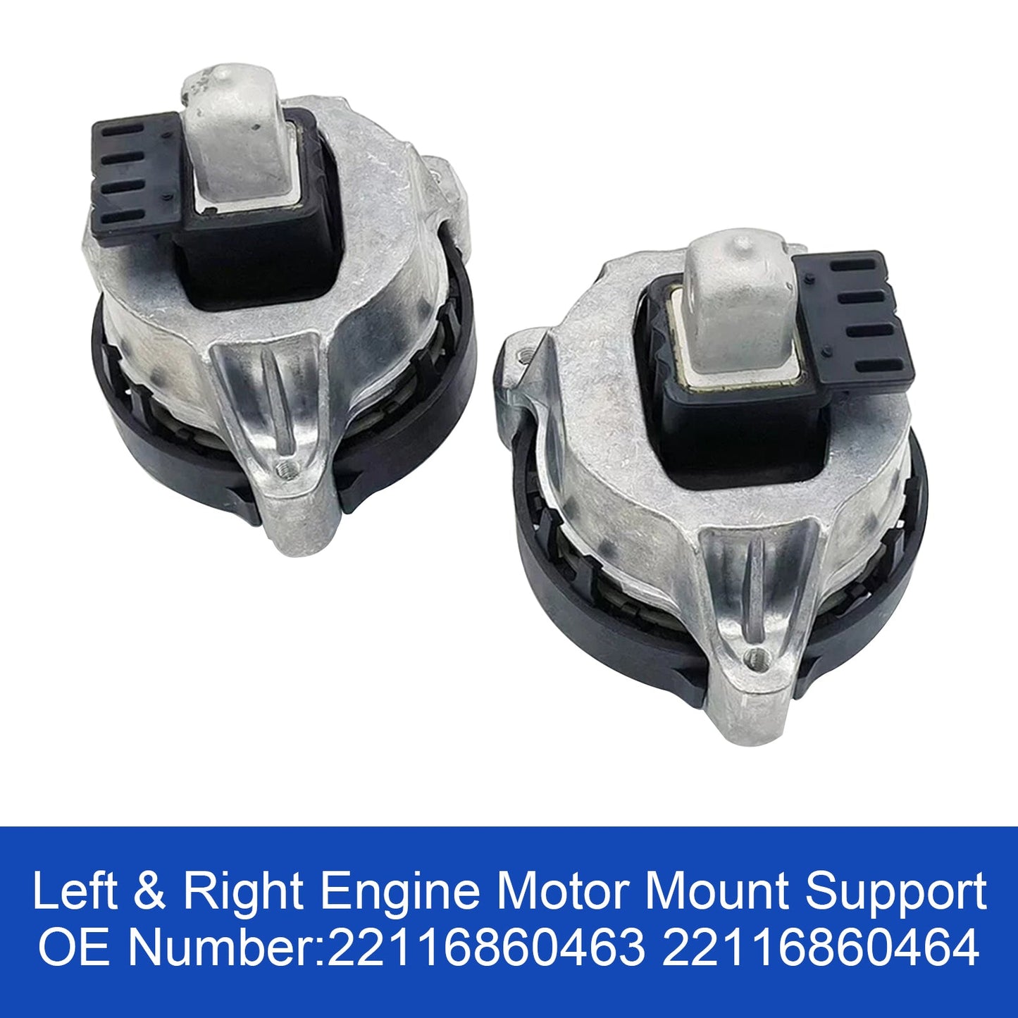 2018 BMW 5 Series 540Li 22116860463 Left& Right Engine Motor Mount Support