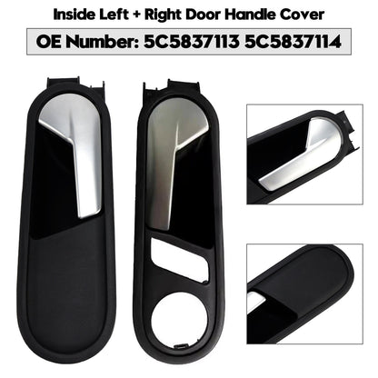 Left + Right Door Handle Cover 2012-2014 VW Beetle 5C5837113 5C5837114