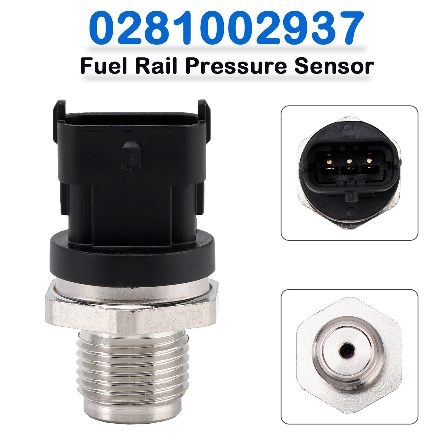 2003-2007.5 Dodge Cummins 5.9L 0281002937 Fuel Rail Pressure Sensor