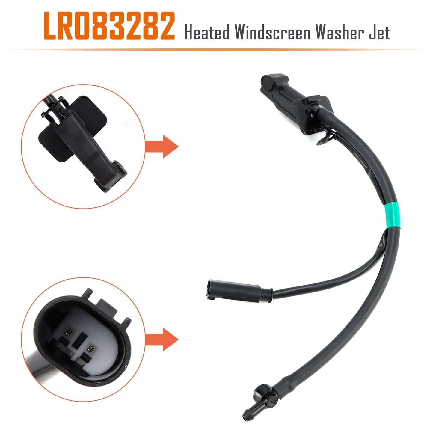Range Rover L405 LR083282 Heated Windscreen Washer Jet