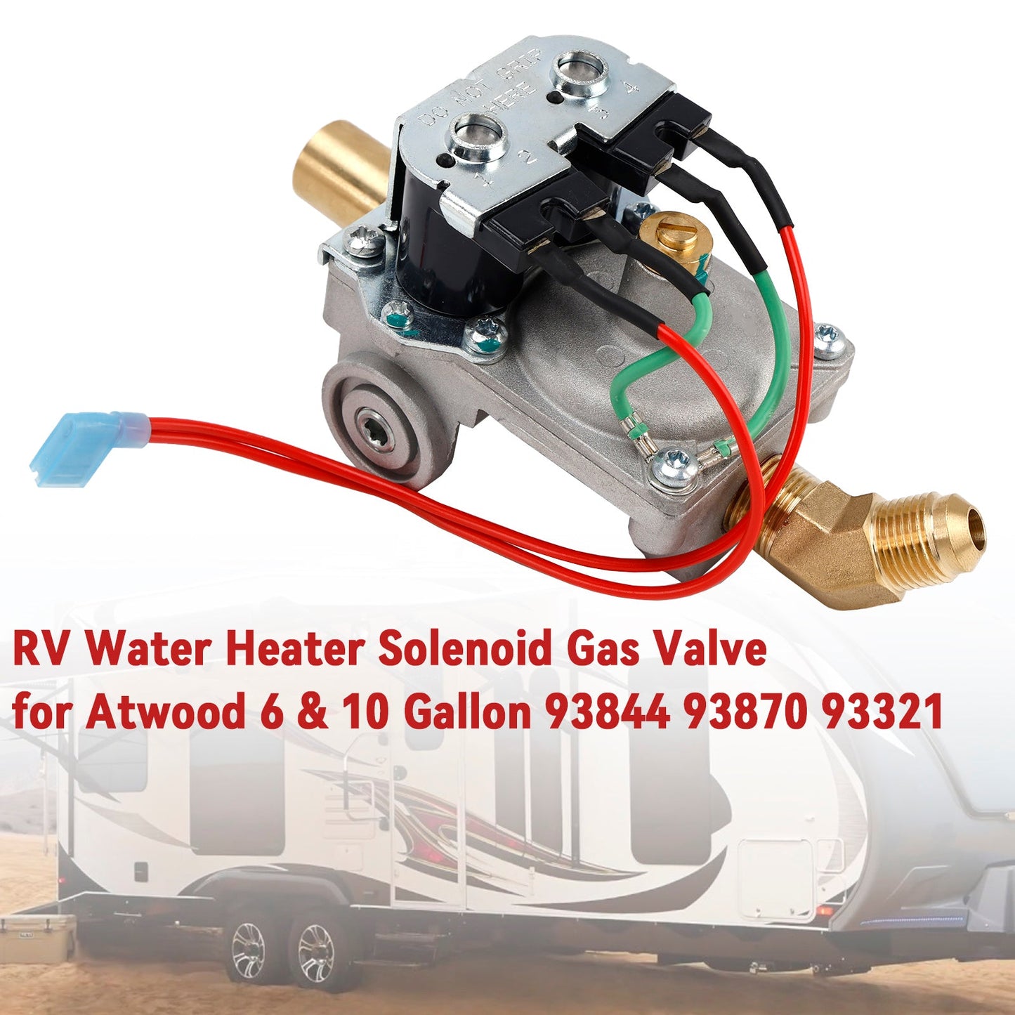 Atwood 6 & 10 Gallon 93844 93870 93321 RV Water Heater Solenoid Gas Valve