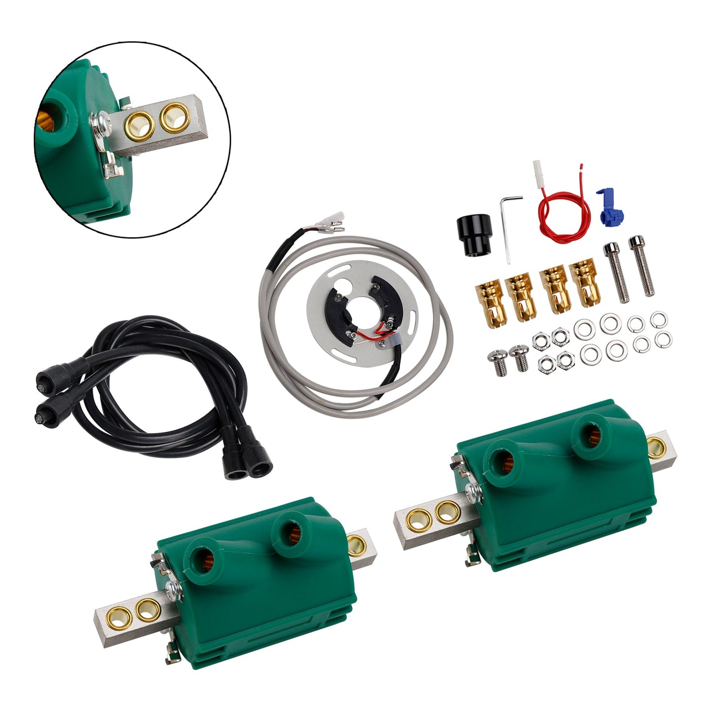 Kit de encendido electrónico compatible con Kawasaki KZ650 1980-1982 y KZ550 1977-1980