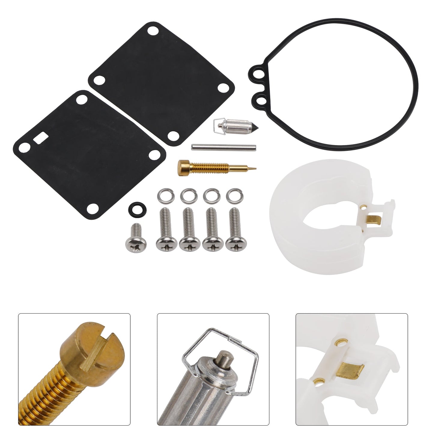 Mercury Mercruiser 8hp 8C 6G1 007990-027237 6G1-W0093-00 Carburetor Repair Kit