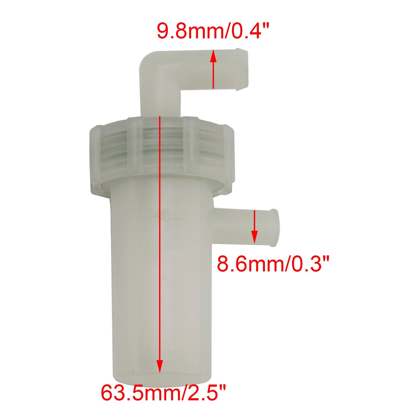 Filtro de combustible para motor fueraborda Johnson Evinrude de 9,9 HP (1983-1984) 0397715