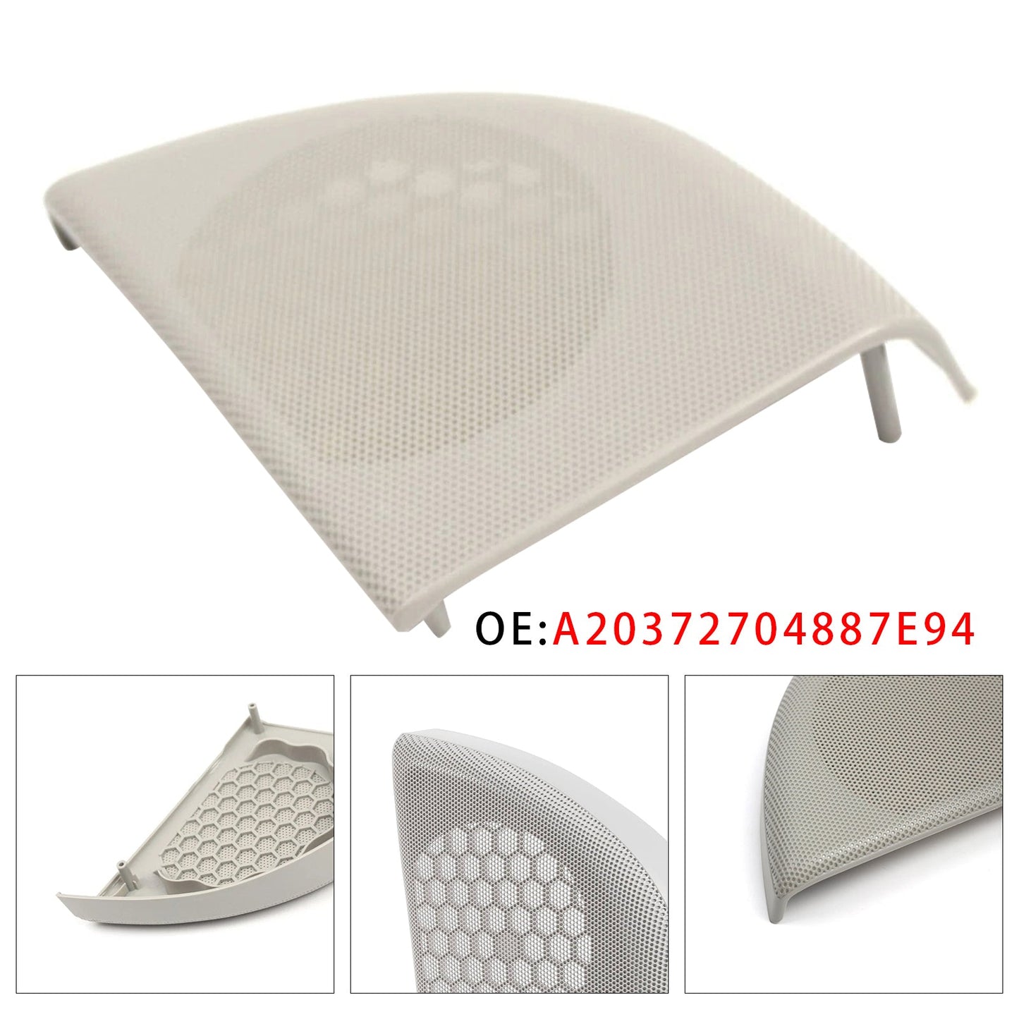 2000-2007 Mercedes Benz W203 C-Class Coupe 2 Door A20372704887E94 Right Front Door Speaker Cover