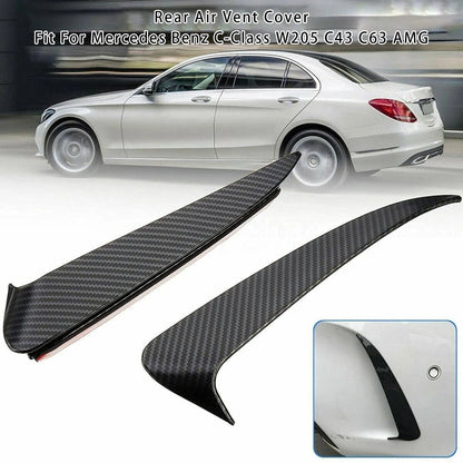 Mercedes Benz C-Class W205 C43 C63 AMG Rear Air Vent Cover Carbon Fiber Look