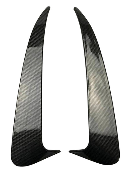 Mercedes Benz C-Class 4 Door Sedan With AMG Sport Bumper With Vent Only Rear Air Vent Cover Carbon Fiber Look