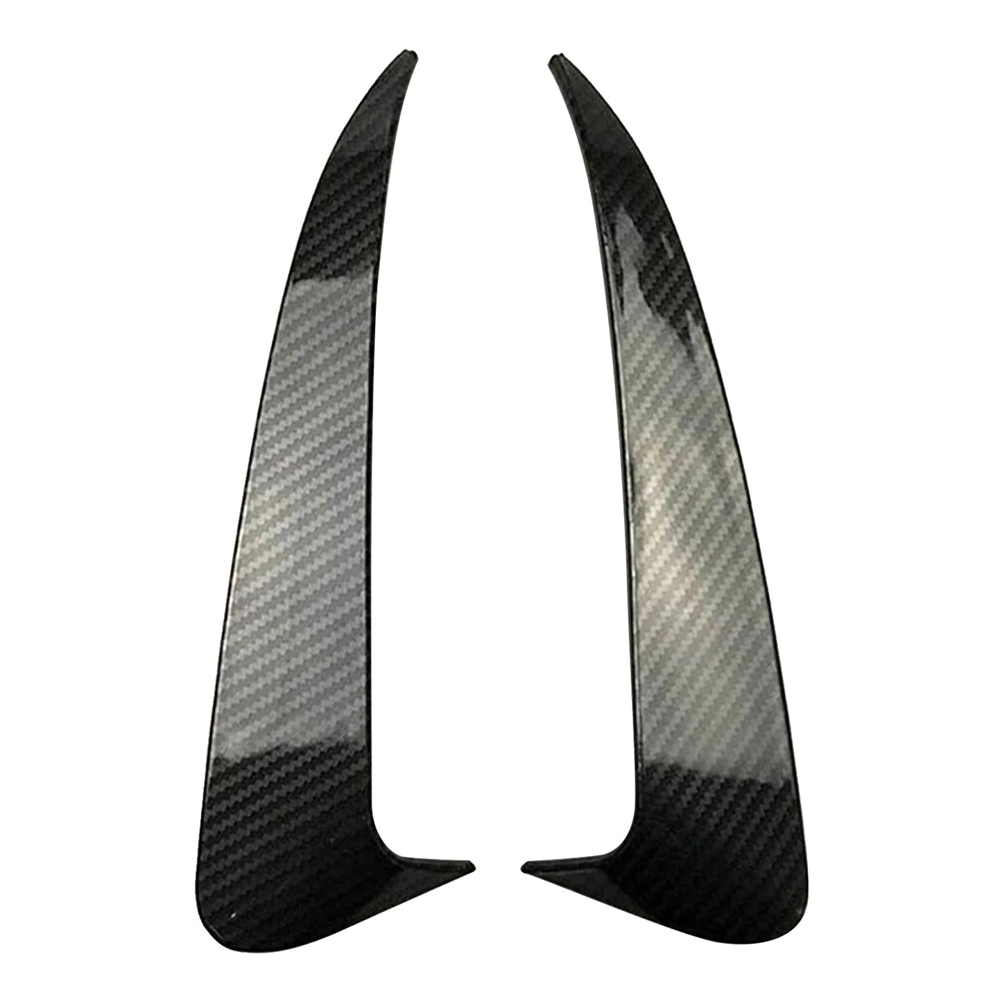 Mercedes Benz C-Class 4 Door Sedan With AMG Sport Bumper With Vent Only Rear Air Vent Cover Carbon Fiber Look