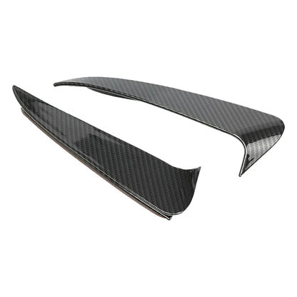 Mercedes Benz C-Class 4 Door Sedan With AMG Sport Bumper With Vent Only Rear Air Vent Cover Carbon Fiber Look
