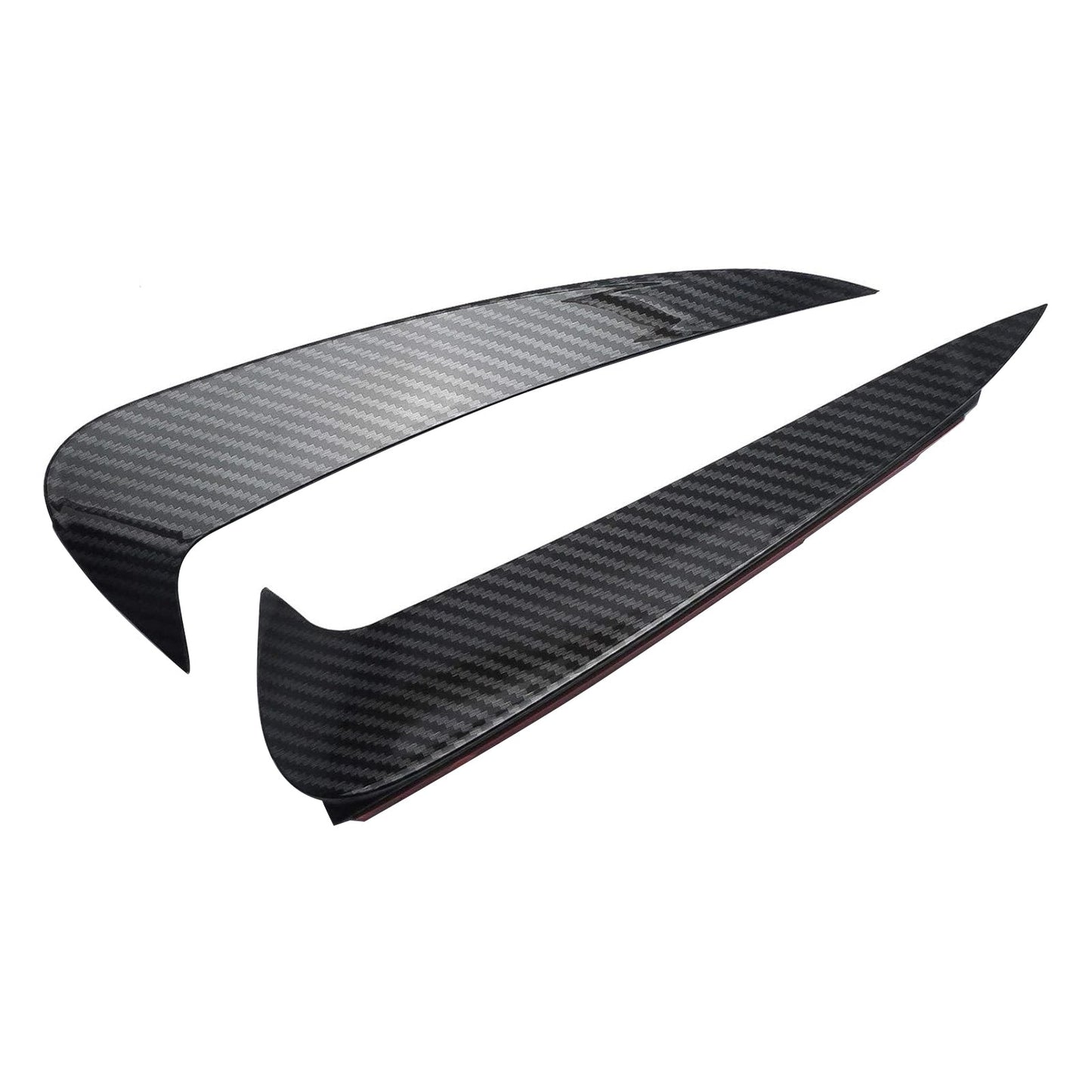 Mercedes Benz C-Class 4 Door Sedan With AMG Sport Bumper With Vent Only Rear Air Vent Cover Carbon Fiber Look