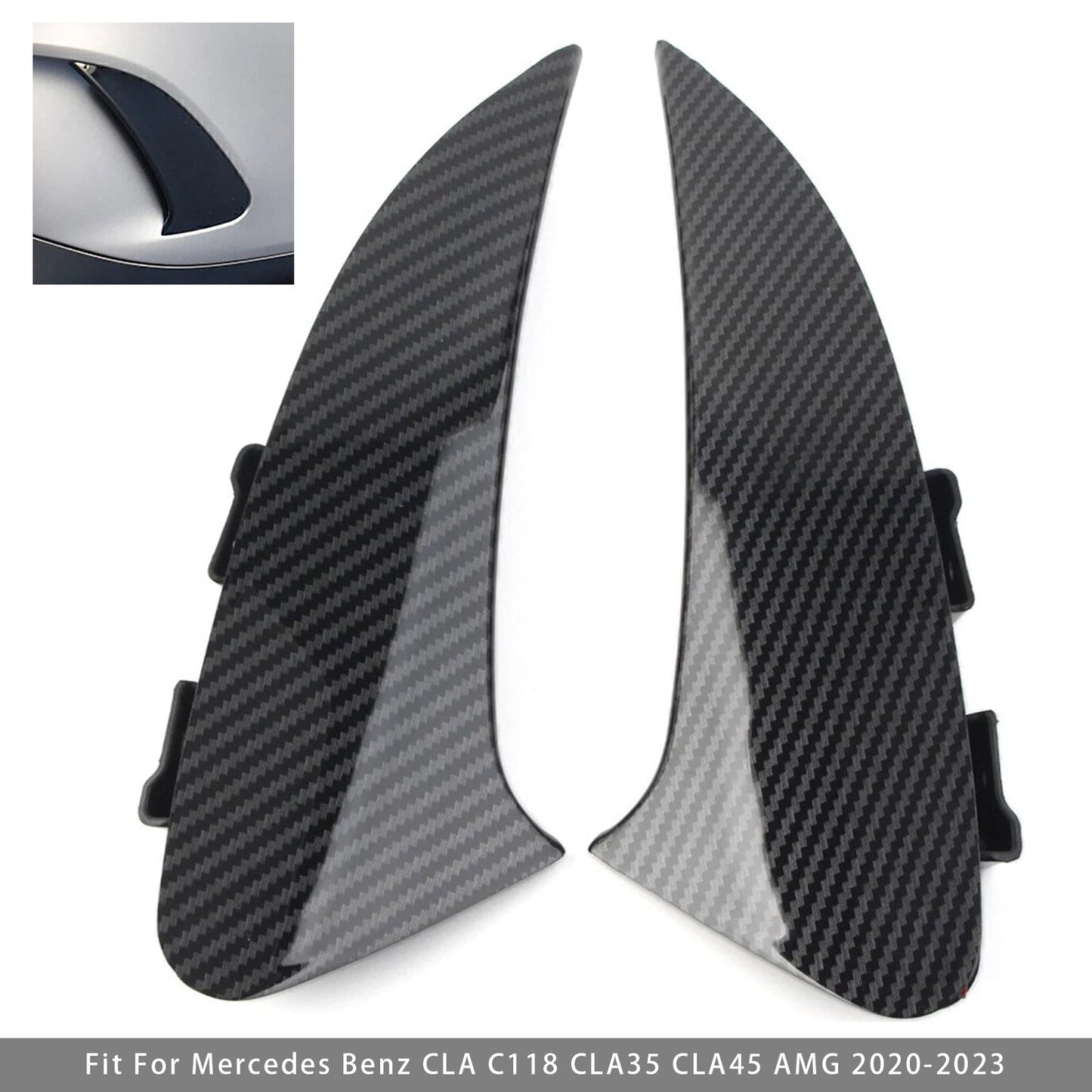 Carbon Look Rear Air Vent Cover 2020+ Benz CLA C118 CLA45 AMG