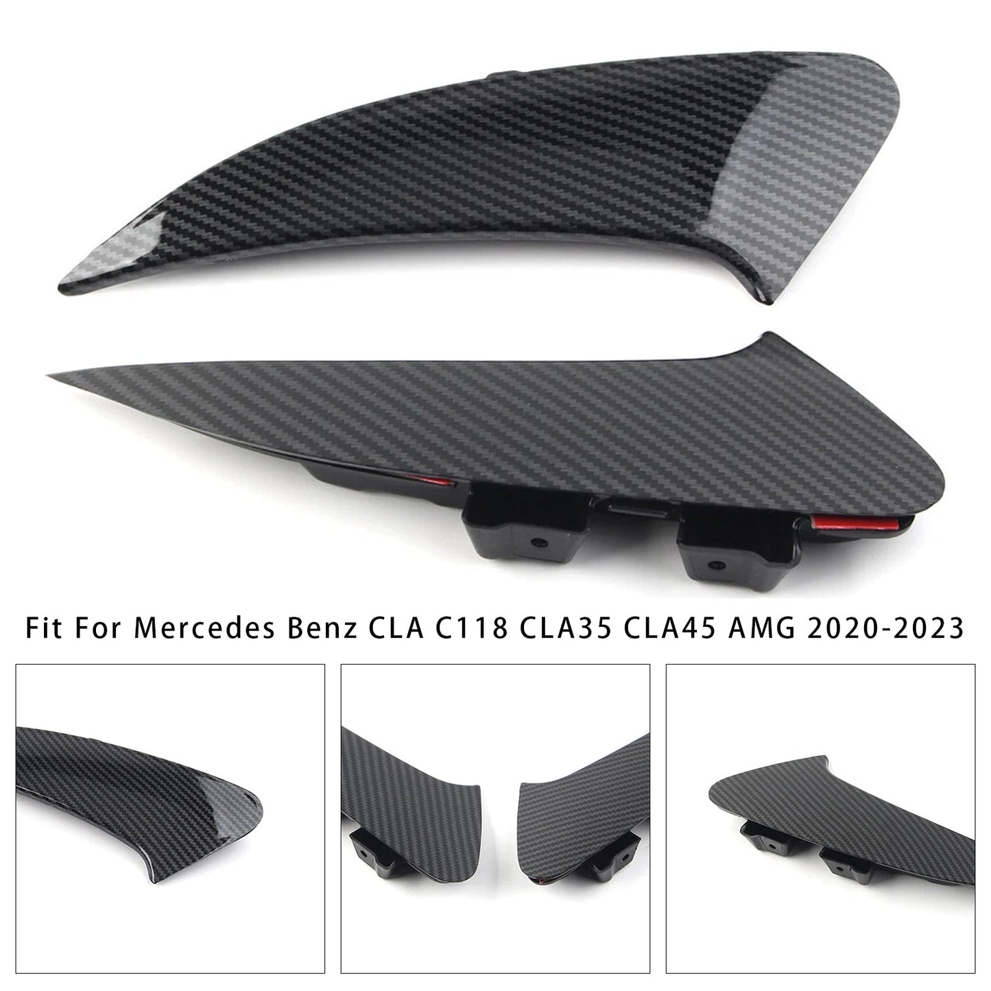 Carbon Look Rear Air Vent Cover For Benz CLA C118 CLA45 AMG 2020+