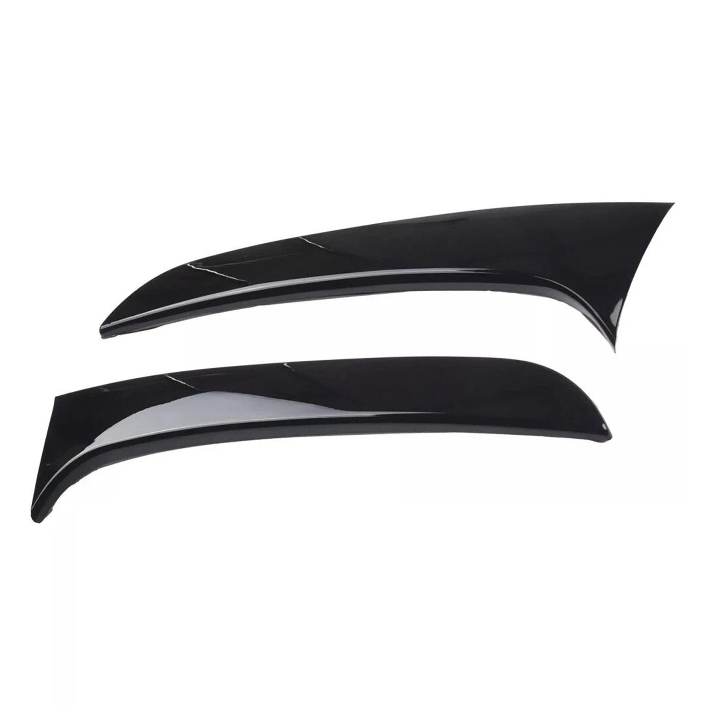 2011-2019 BMW 1 Series F20 F21 Gloss Black Pair Rear Window Side Wing Spoiler
