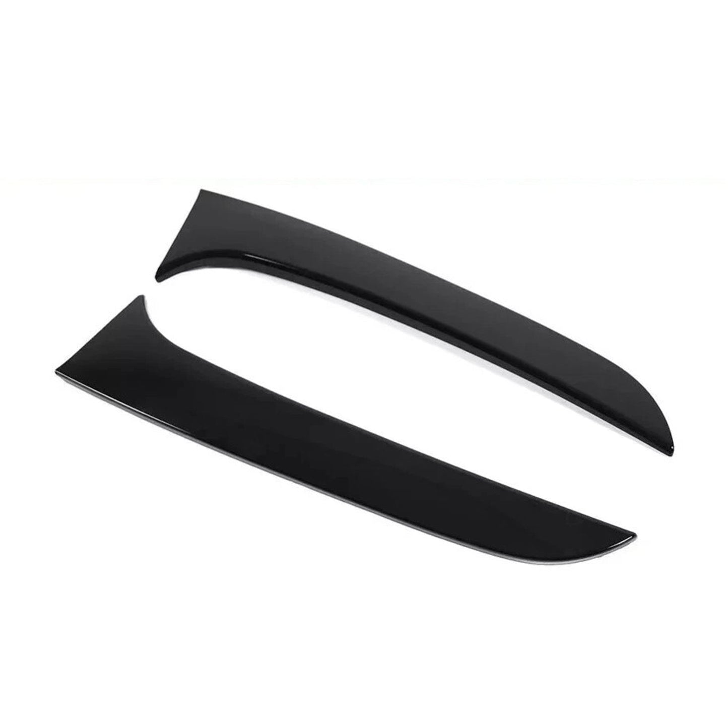 2011-2019 BMW 1 Series F20 F21 Gloss Black Pair Rear Window Side Wing Spoiler