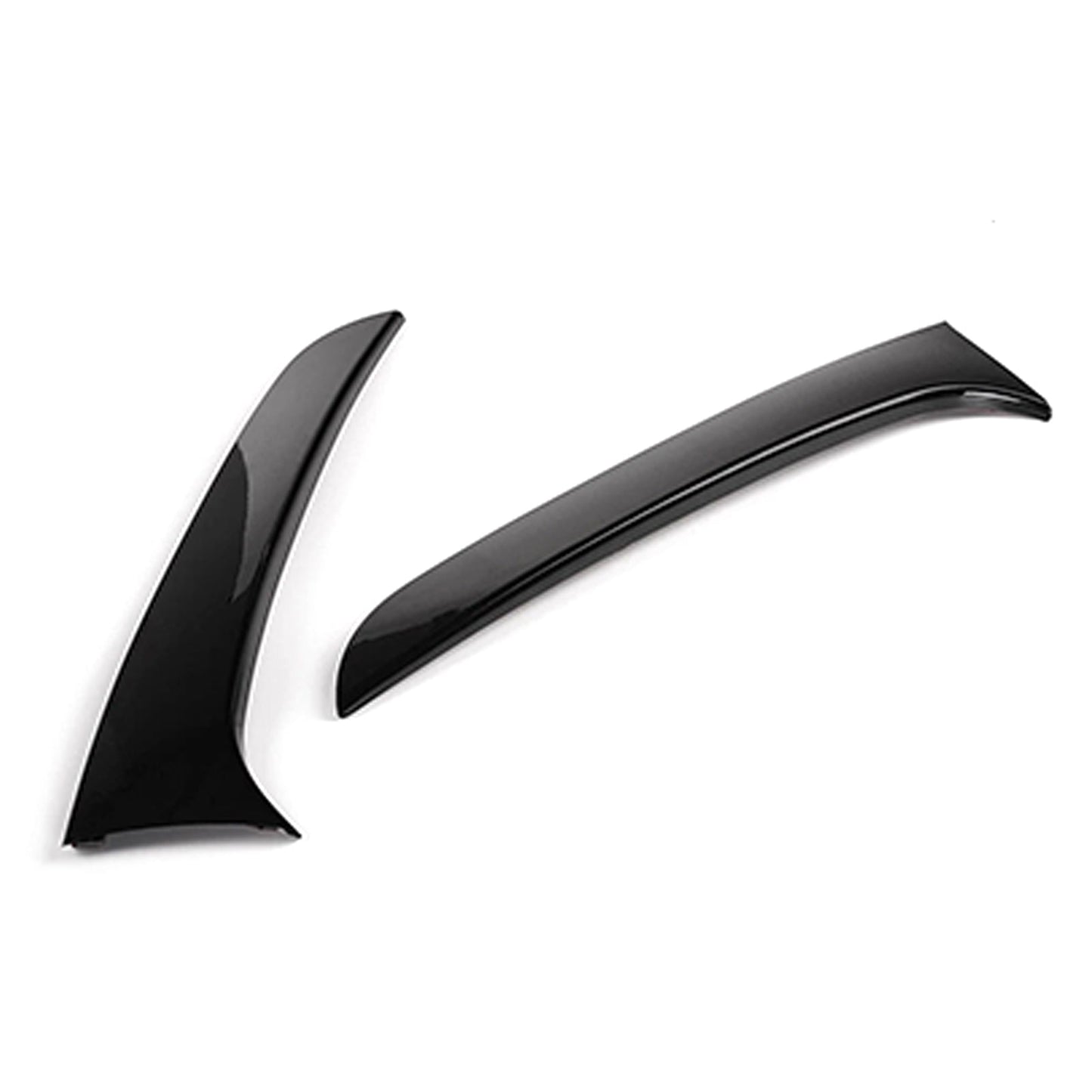 2011-2019 BMW 1 Series F20 F21 Gloss Black Pair Rear Window Side Wing Spoiler