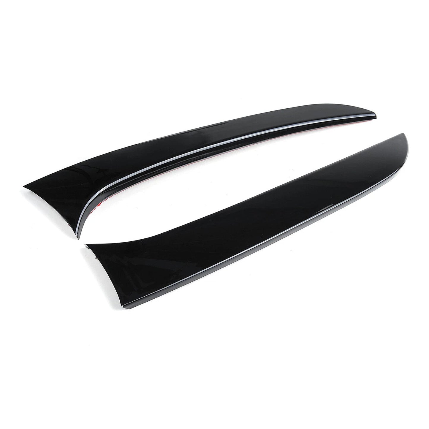 2011-2019 BMW 1 Series F20 F21 Gloss Black Pair Rear Window Side Wing Spoiler