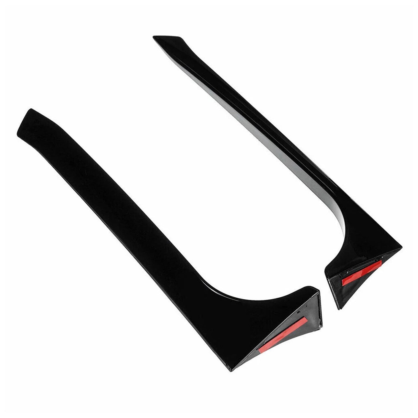 2008-2013 VW Golf 6 GTI/GTR/GTD Gloss Black Pair Rear Window Side Wing Spoiler
