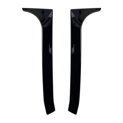 Gloss Black Pair Rear Window Side Wing Spoiler For VW Golf MK6 GTI 08-13